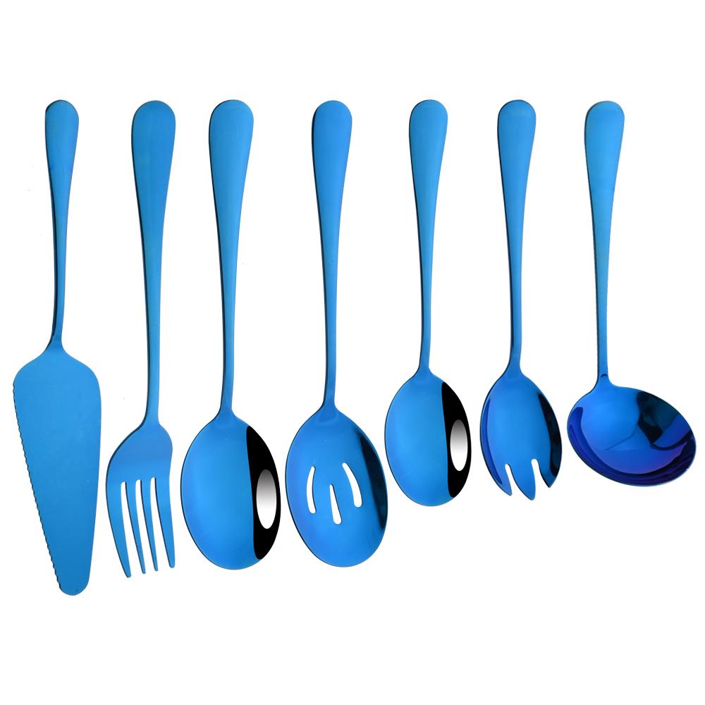 Rose Gold Western Cutlery Set Stainless Steel Tableware Spoon Fork Knife Dinnerware Set Kitchen Dinner Set Luxury Home Flatware