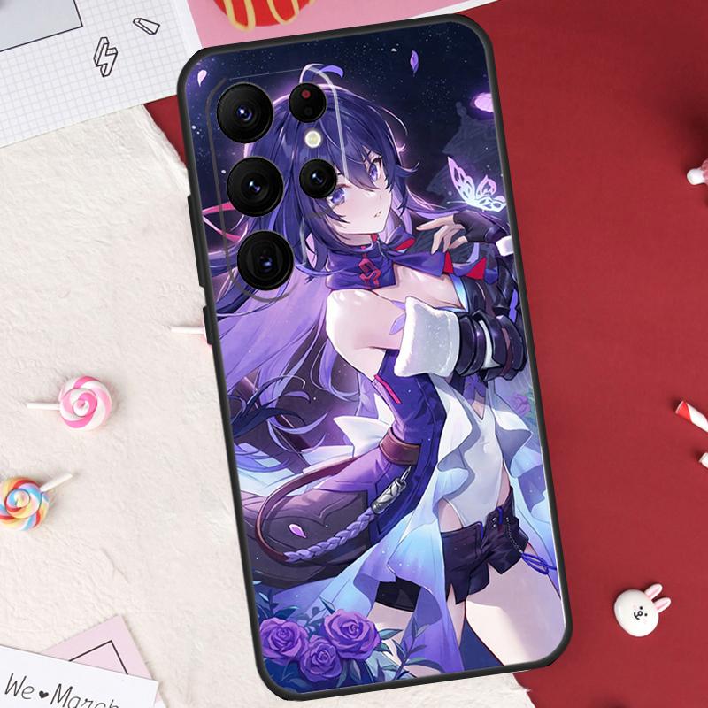 Seele Honkai Star Rail Case For Samsung Galaxy S24 FE S20 FE S21 S22 S23 S25 S26 Ultra S10 Plus S25 FE Cover Shell