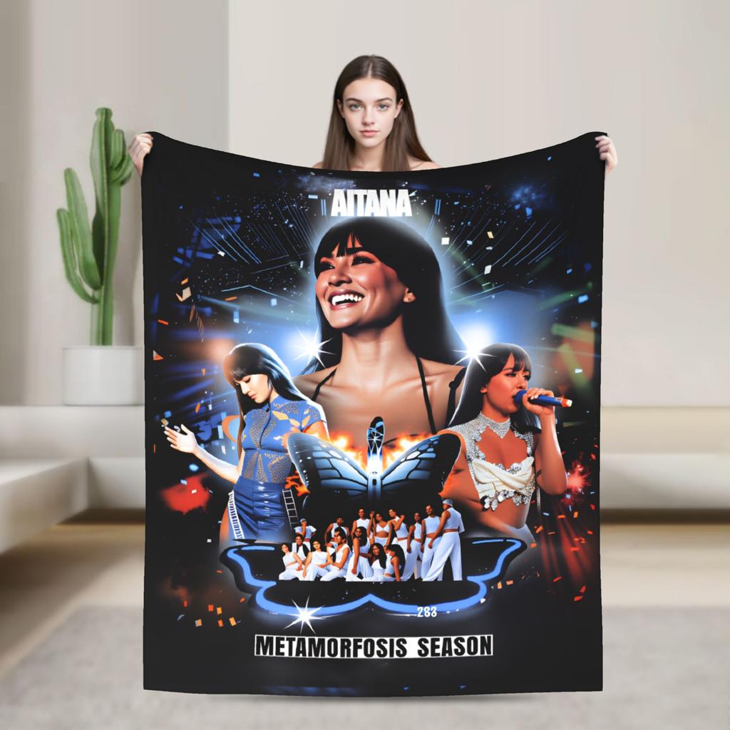 Aitanaed Sänger Decke Spanische Kunst Warme Weiche Ästhetische Plüschdecke Für Draußen Reisen Flanell Tagesdecke Bettbezug