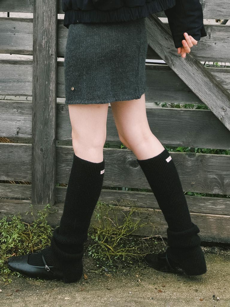 Elssibeui Knit Rib Leg Warmer [3Colors]