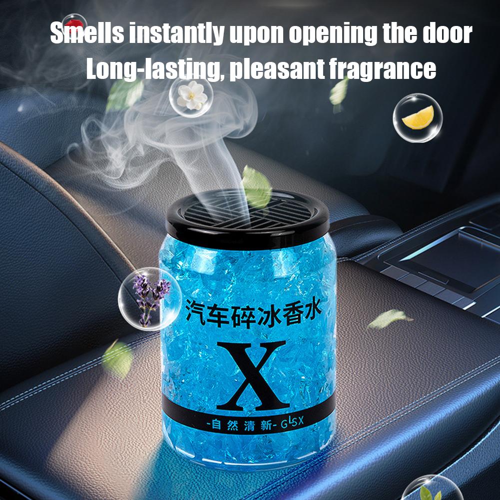 Car Ice Cream Solid Air Freshener Natural Plant Fragrance Perfume Long-Lasting Auto Aromatherapy For Auto Interior Decoration