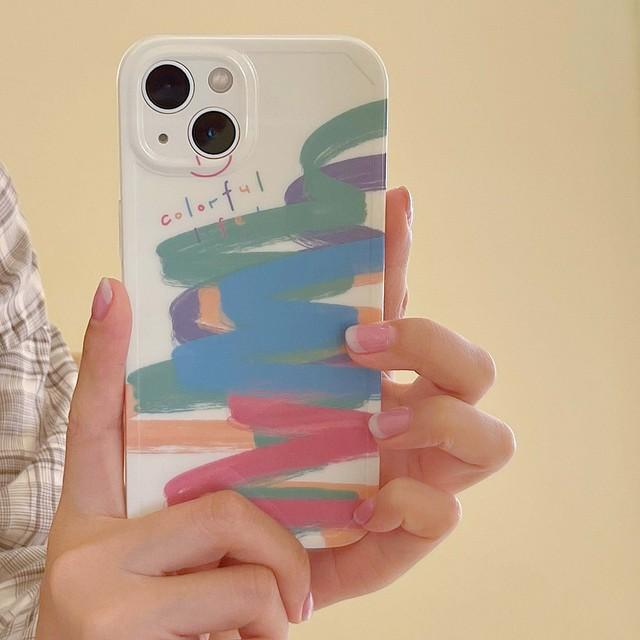 

Красочный чехол для телефона Imd с граффити и смайликом, чехол для телефона Iphone 14 Pro Max Plus X Xsmax Xr 11 12 13 Promax Conque for iphone 11