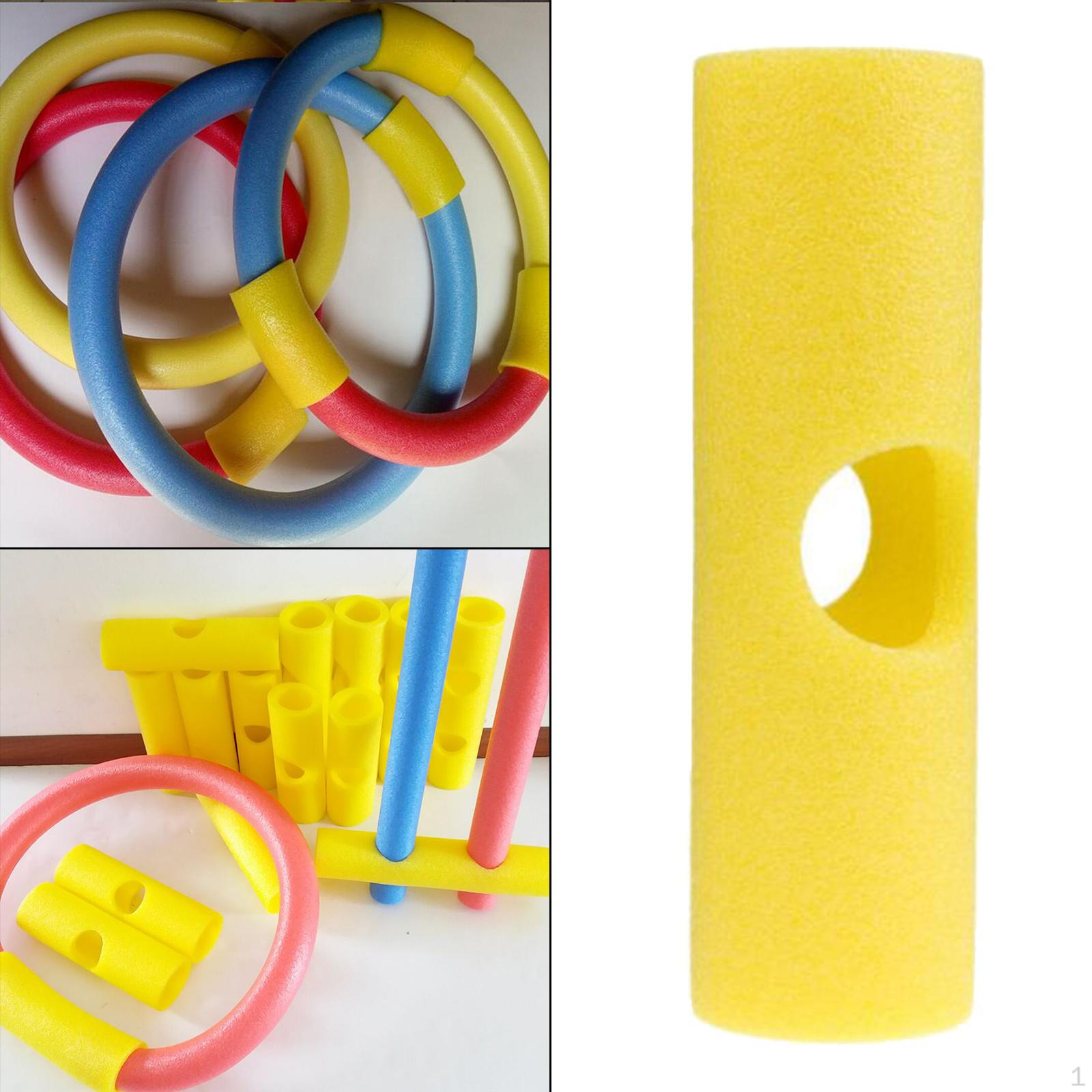 

Holed Pool Noodle Connector Swim Noodles Swimming Float Joint Assemble for Floating Bed Water Giallo