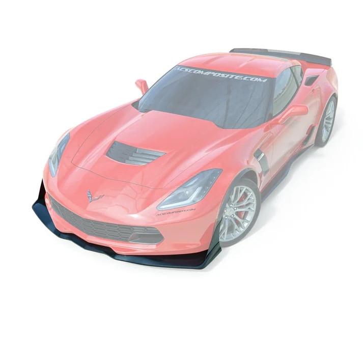 Splitter Bumper Lip Color - Gloss Black CORVETTE C7 Stingray, Z06