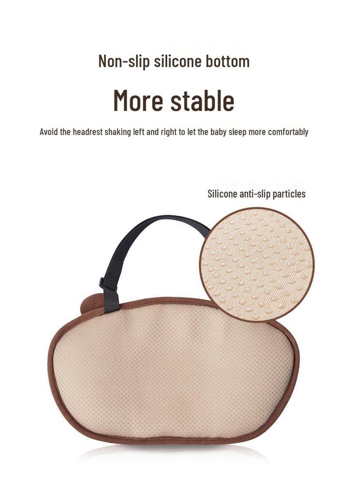 Universal Car Headrest Pillow for Kids – High-Grade Neck Support & Side Sleep Aid