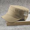 European and American style casual mesh flat top hat summer breathable small head circumference men's hat solid color simple small size women's hat