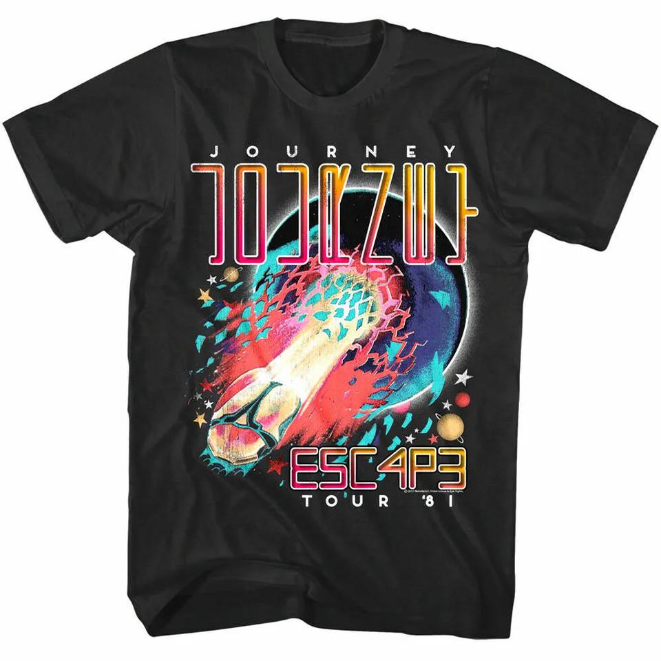 Journey Escape World Tour 1981 T Shirt Full Size S5XL Unisex T-Shirt XXXXL