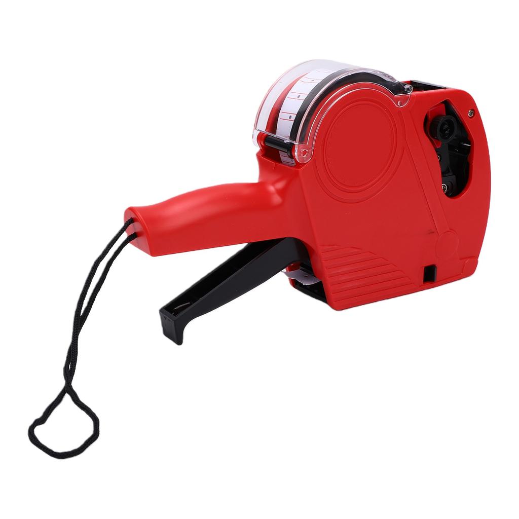 Handheld Date Price Label Gun Preloaded with Barcode Sticker Ink Cartridge for Retail Stores Flea Markets Grocery