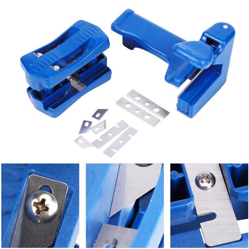 Wood Side Banding Machine Set Double Edge Trimmer Wood Head and Tail Trimming for Plastic PVC Plywood  Manual Woodworking Tools