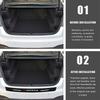 FIT Car New Honda Carbon Fiber Auto Protective Rear Trunk Bumper Guard 3D Stickers For Honda Mugen Power Jazz City Civic Inspir