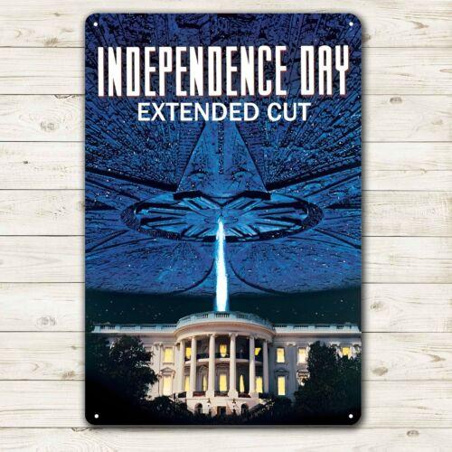 u1Independence Day Movie Metal Poster Tin Sign 20x30cm Plaquealuminum 20x30cm（7.8x11.8inch）