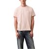 Calvin Klein Minimalist Comfortable Versatile Casual Embroidered Back Short Sleeve T-Shirt Men Tops Silver Peony 4RB813G-LN4