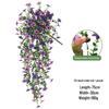 Ghirlandă Artificială de Eucalipt Violet pentru Agățat pe Perete, Decorațiune pentru Casă și Grădină