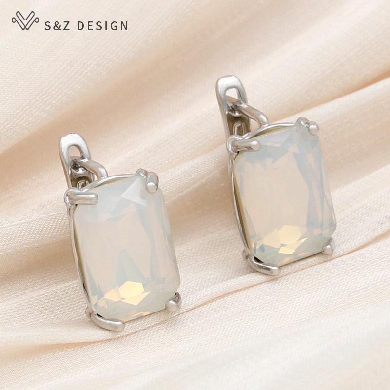 

Модные элегантные розовые золотые прямоугольные серьги-капли для женщин и девочек, ювелирные изделия для свадебной вечеринки, серьги, прекрасный подарок