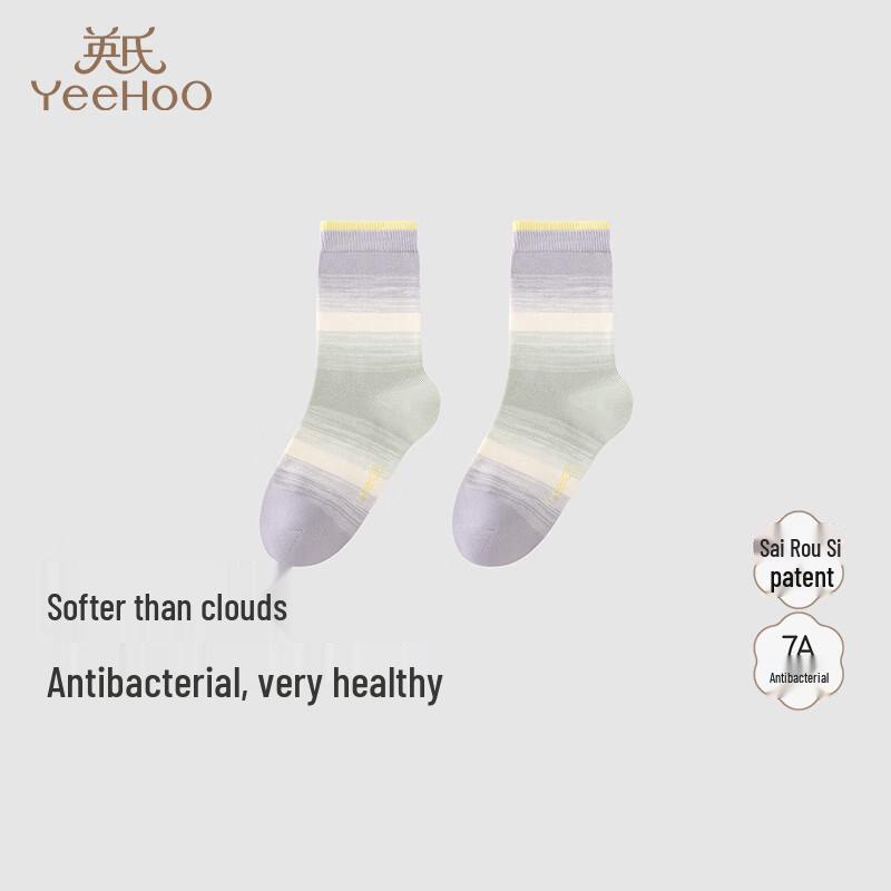 YEEHOO Kids All-Season Mid-Calf Socks 21-22