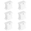 KDSSYFT Thread Winding 120 Embroidery Thread Thread Winding Craft Cardboard, Sheets, Storage, Clips, Plastic, Organizer, DIY, (White)