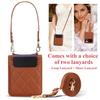 Lanyard Cards Solt Leather Wallet Case For Samsung Galaxy Z Flip 6 5 4 3 5G Flip5 Flip6 Purse Bag Crossbody Strap Pocket Cover