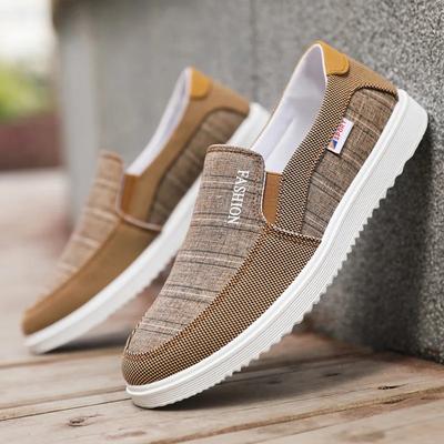 Scarpe in tela da uomo scarpe da skate traspiranti da uomo un piede per il lavoro uomo di mezza età e anziano papà casual scarpe oversize