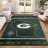 Goias EC of Brazil Carpet Door Mat for Living Room or Bedroom Protective Mat Under Chair Office Decoration Christmas Gift Birthday Present