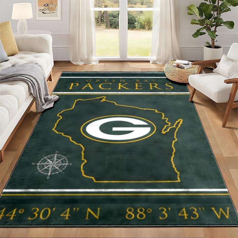 Goias EC of Brazil Carpet Door Mat for Living Room or Bedroom Protective Mat Under Chair Office Decoration Christmas Gift Birthday Present
