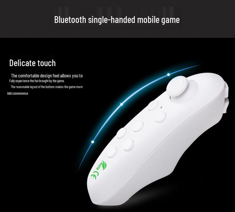 VRPARK Bluetooth VR Remote: Mobile Game Controller, Wireless Mouse, Selfie Control for Android.