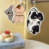 New Cartoon Hand Towel Cute Cat Soft Bathroom Kerchief Strong Water Absorption Coral Fleece Washcloth Kitchen