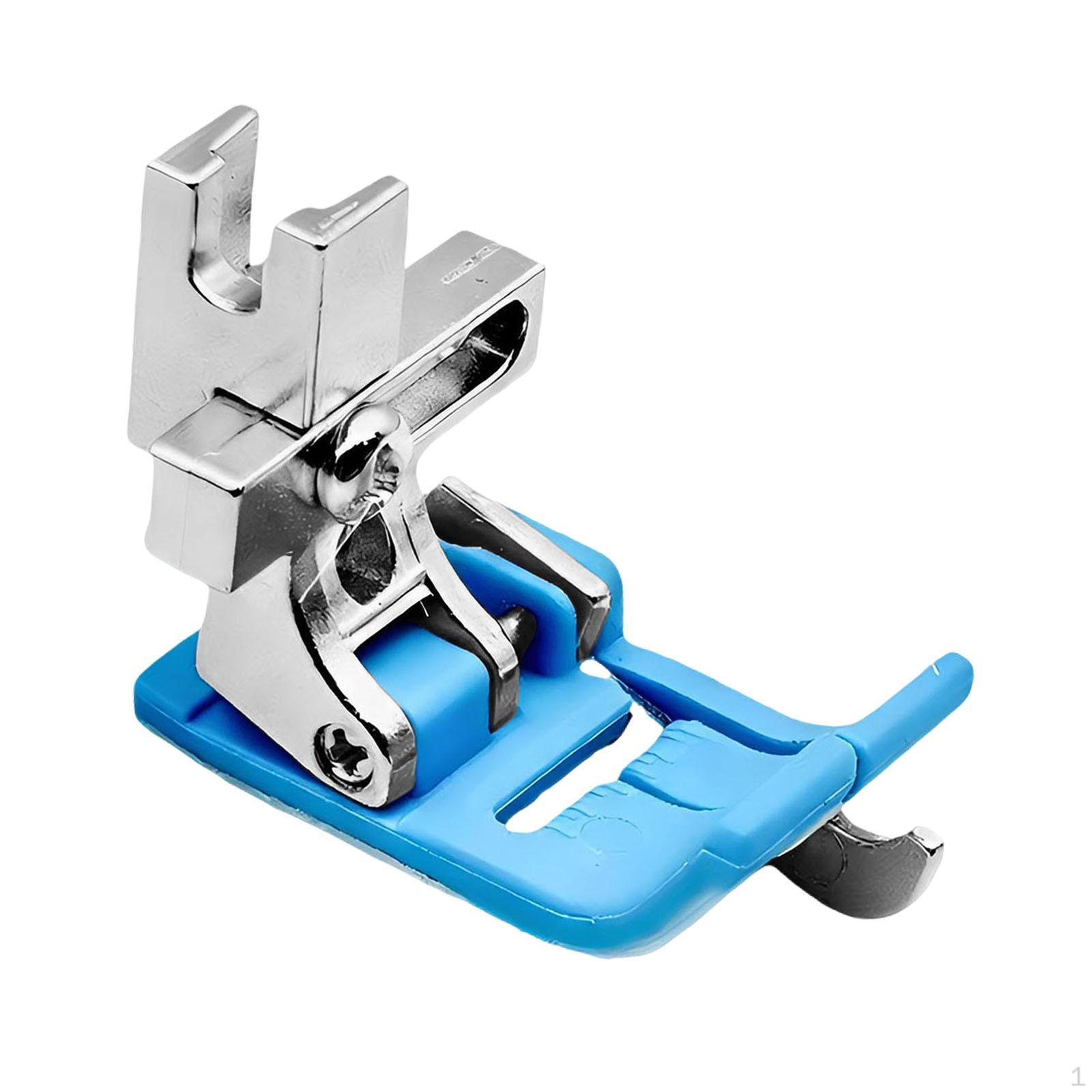 

Presser Foot with Roller Universal Compact Sewing Machine Accessory Adjustable Width Edge Guiding