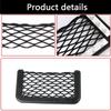 1 Stück Auto Sitzseite Innen Rückseite Kleinigkeiten Tasche Netz Aufbewahrungstasche Telefon Netztasche Halter Auto Aufbewahrungstasche Elastische Flexible Netze