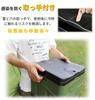 CAMPWAY Portable Toilet Seat Emergency Car Camping Goods Foldable 12 Disposal Bags Included Lid Emergency Toilet Disaster Prevention Toilet Temporary