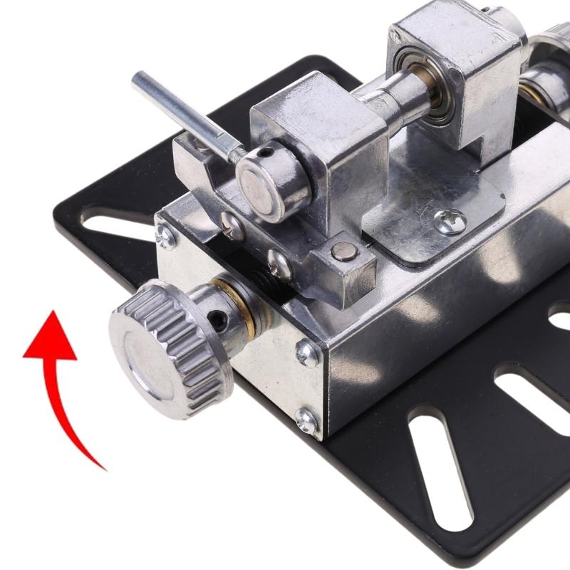 Jewelry Making Drill Set Stepless Holing Machine for Beads and Pearls Bead Punching Holder Aluminum Alloy Drilling Tool