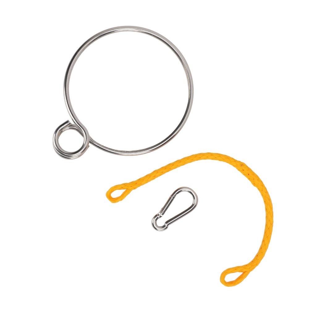 6mm Diameter Stainless Steel Retrieval Ring Marine Assist Retrieval Ring  Water Sports