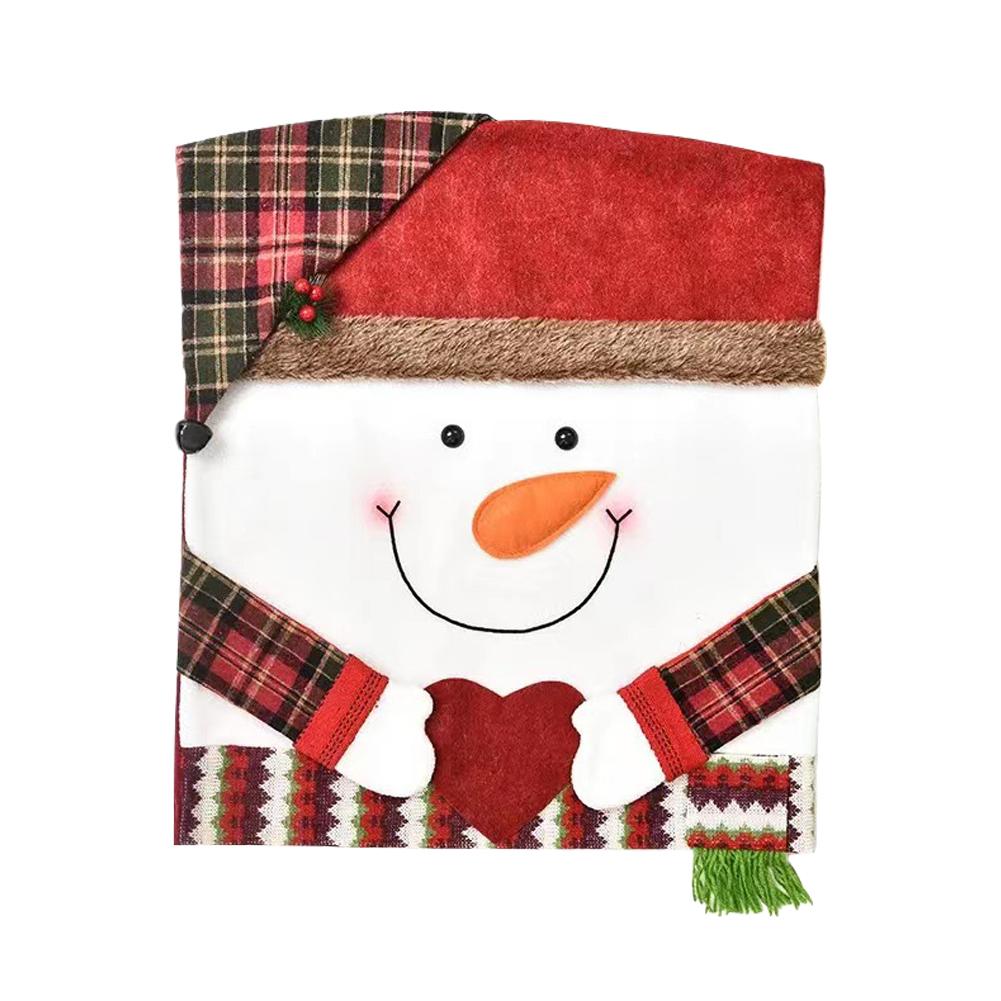 Christmas Cartoon Chair Cover Multipurpose Chair Back Decor Cute Soft Festival Favor Carnival Parties Favor Supplies 2090₽