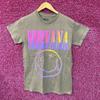 Nirvana Nevermind Tour Hyperwave Smiley Grunge Band Tee S