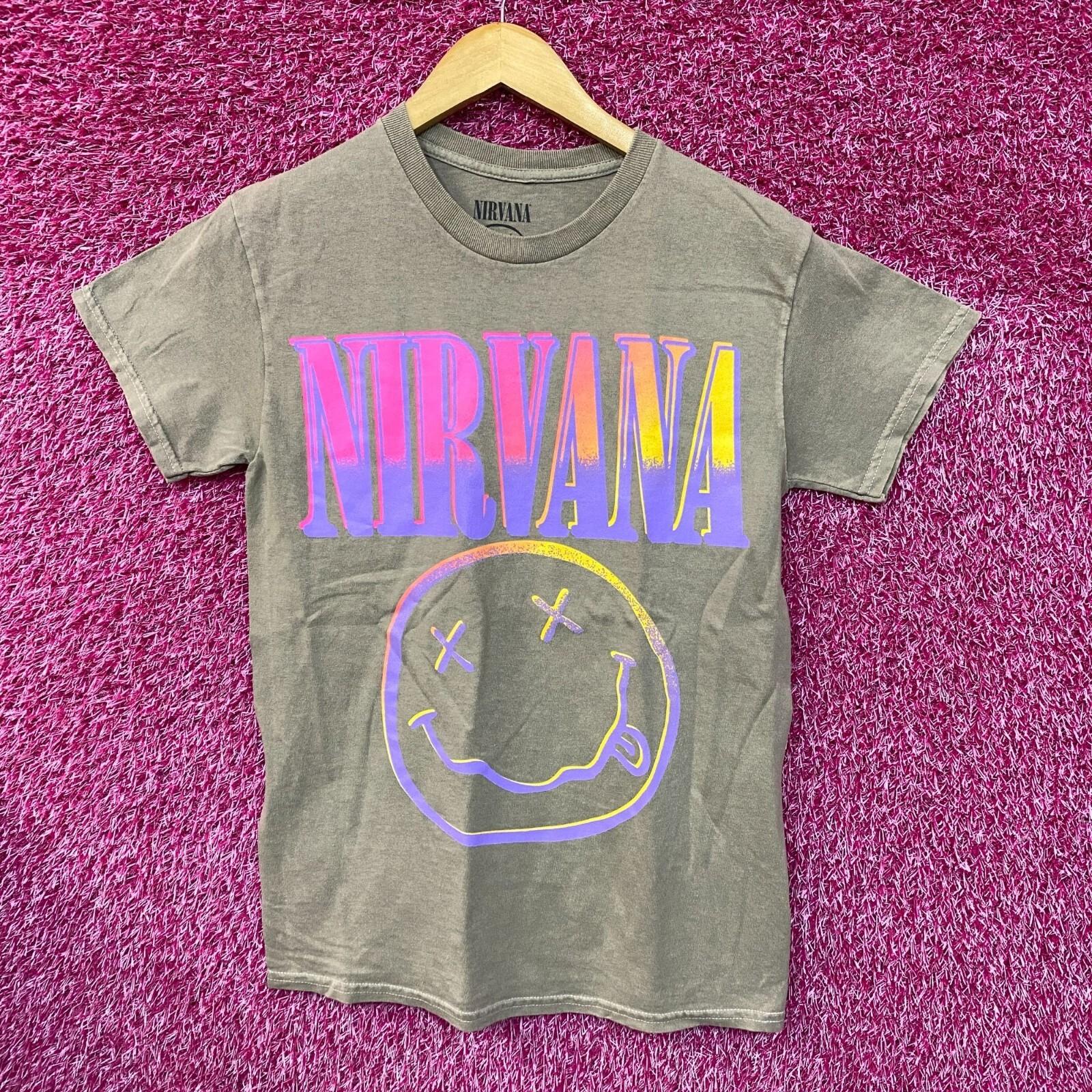 Nirvana Nevermind Тур Hyperwave Улыбающийся Гриндж Группа Футболка S M