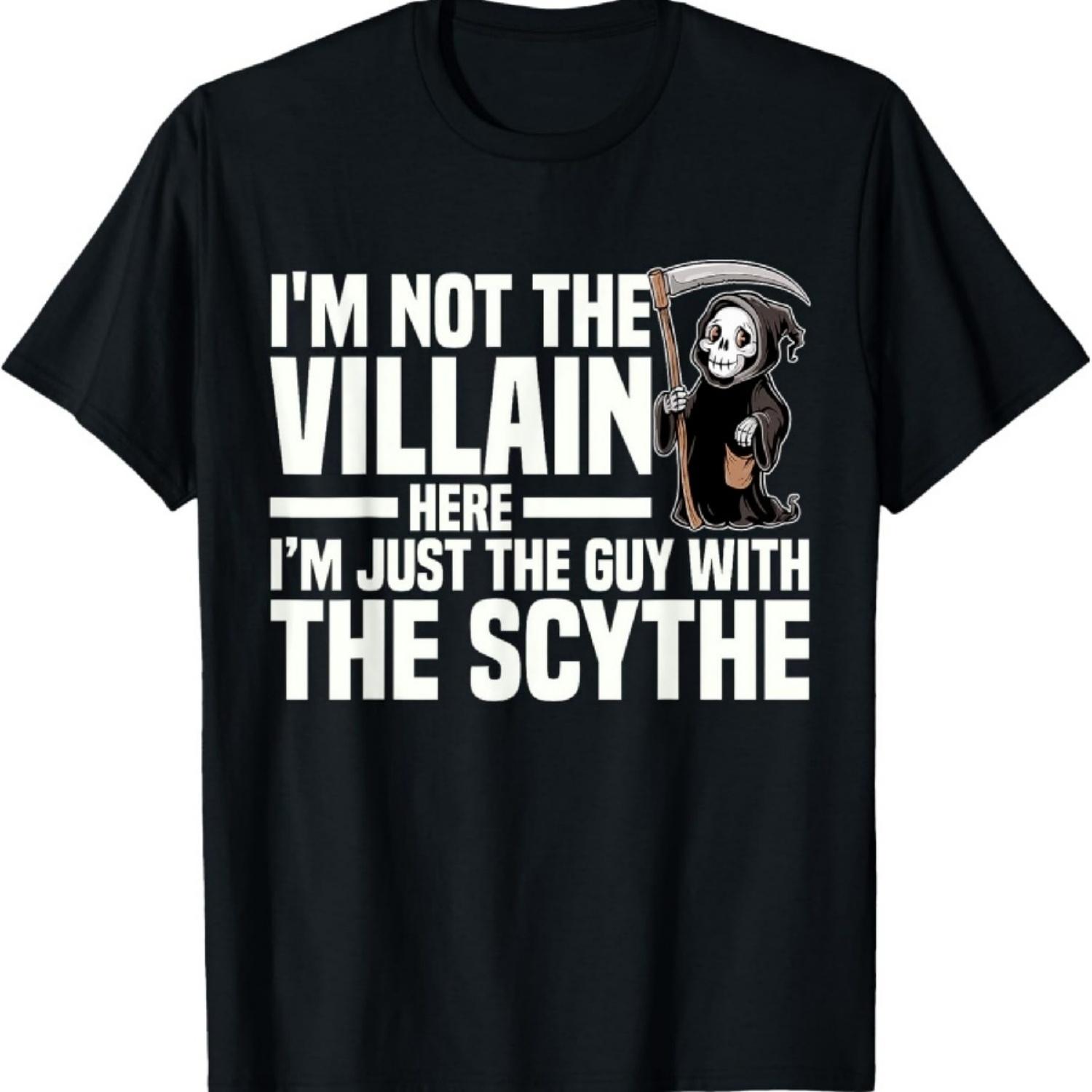 Жнец Парень с Косой Милый Жнец Футболка S