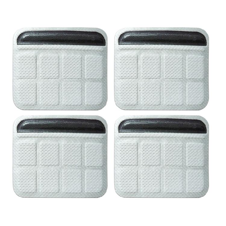 Ventilated Helmets Sponge Inserts Foam Cushion with Secure Chin Support for Long Distance Bikers Summer Riding, 4 Pack