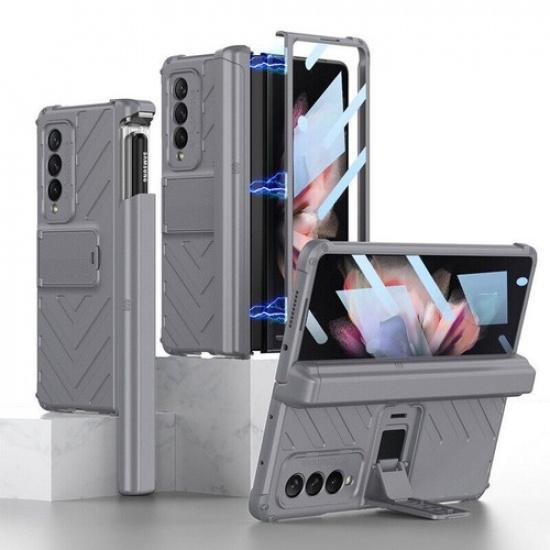 Stand Phone Holder Case Shockproof Magnetic For Samsung Galaxy Z Fold3 Cover