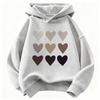 Kinder Niedlicher Herz-Harajuku-Hoodie - Jungen & Mädchen Herbst/Winter Lässiger Pullover