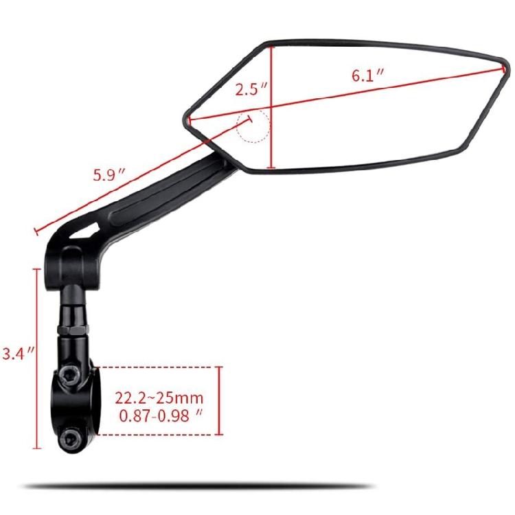 Flexible Bike Rear View Mirror for Bike Bicycle Cycling Safety Rear View Mirror