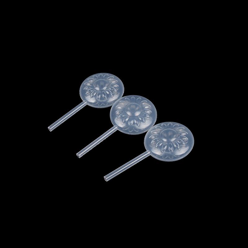 Jam Dropper, Heart-Shaped Strip, Long Strip, Flat Round 4Ml Cake Room Cream Straw For Baking Jam Dropper