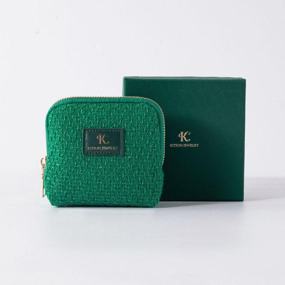 Earrings Rings Jewelry Packing Bag Multi-layer Velvet Jewelry Holder Jewelry Storage Bag  Gift