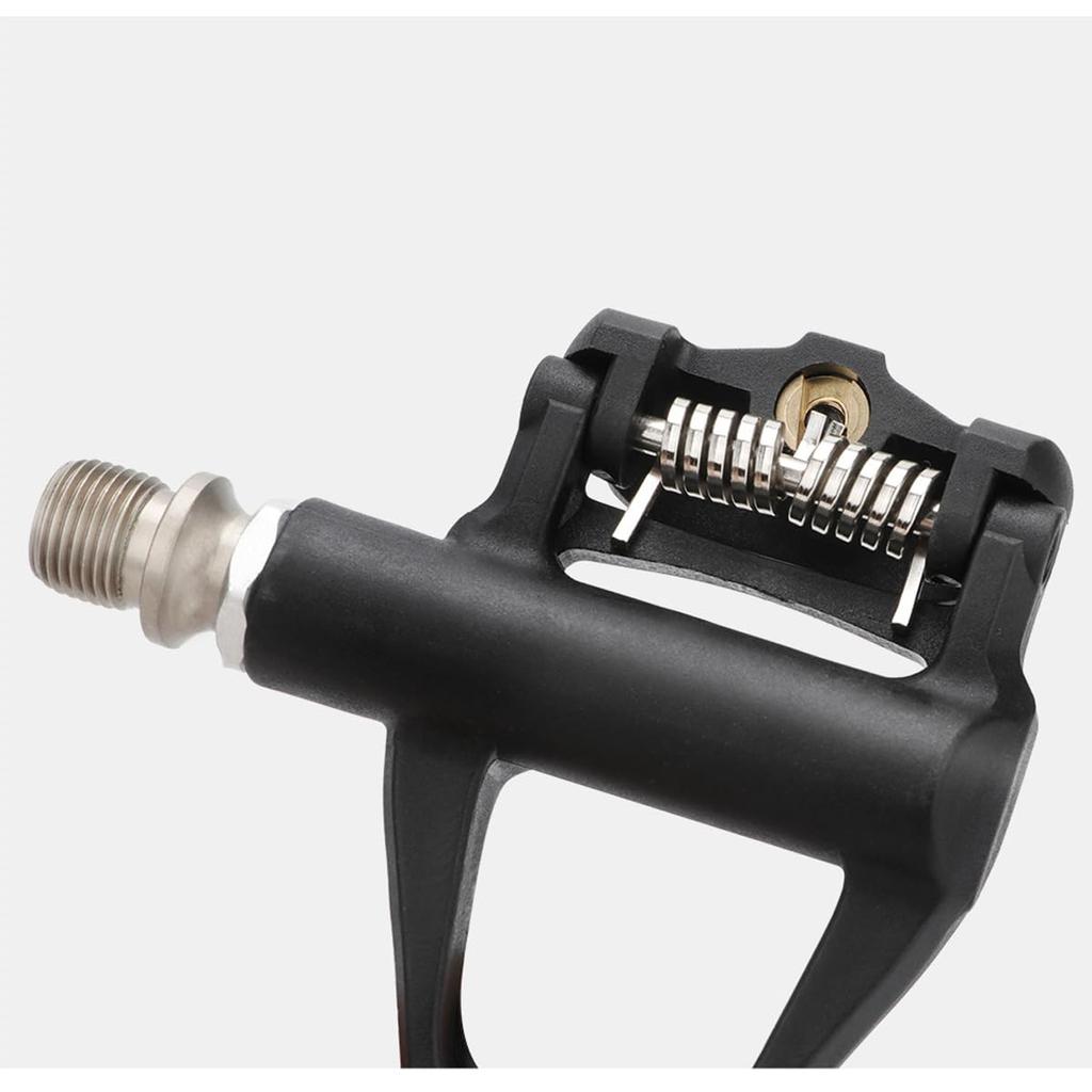 HOUSON Nylon Bicycle Pedals with Chromoly Steel SPD Grip Cycling Cleat Compatible for Efficient Pedaling Axle,