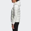 Adidas Outdoor Cold-Proof Warm Hooded Down Jacket Women Outerwear Bright-White BQ1927