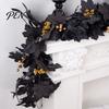 Fall Seasonal Decorations Halloween Artificial Maple Leaf Vine Decor, Wall Hanging Garland Durable Festive Ornaments for Party Scene, Spooky
