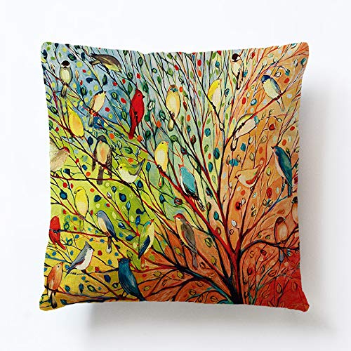 Abstract oil painting style linen pillowcase, living room sofa cushion cover, home decoration, oil painting hug pillowcase