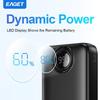 EAGET 20000mAh Powerbank PD 22.5W Superrask Lading Powerbank med LED Batteridisplay for iPhone 14-17 Android/Samsung/Nettbrett