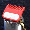 Guide de taille 1.5+4.5mm Peigne Rouge Accessoire Set de Peignes Avec un Support en Métal Tondeuse