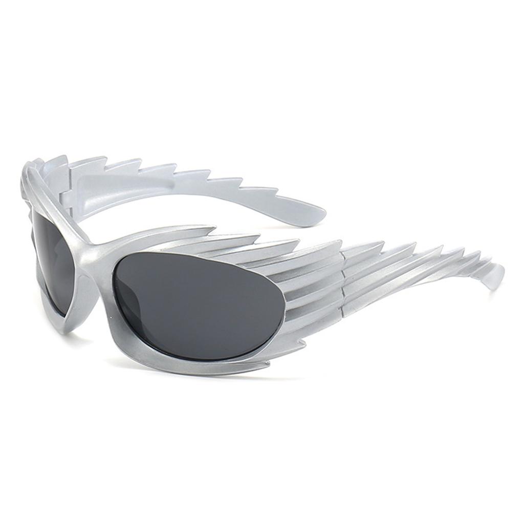 Wing Riding Sunglasses Concave Shape Ins Fashion Sunglasses Female Barbed Hedgehog Sunglasses