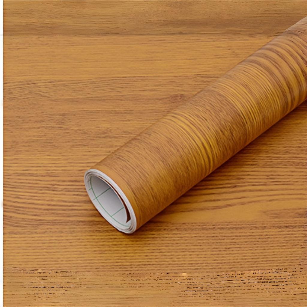 1Roll Peel and Stick Floor sticker Natural Wood Grain Appearance Self Adhesive Scratch Prevention Suitable for Kit