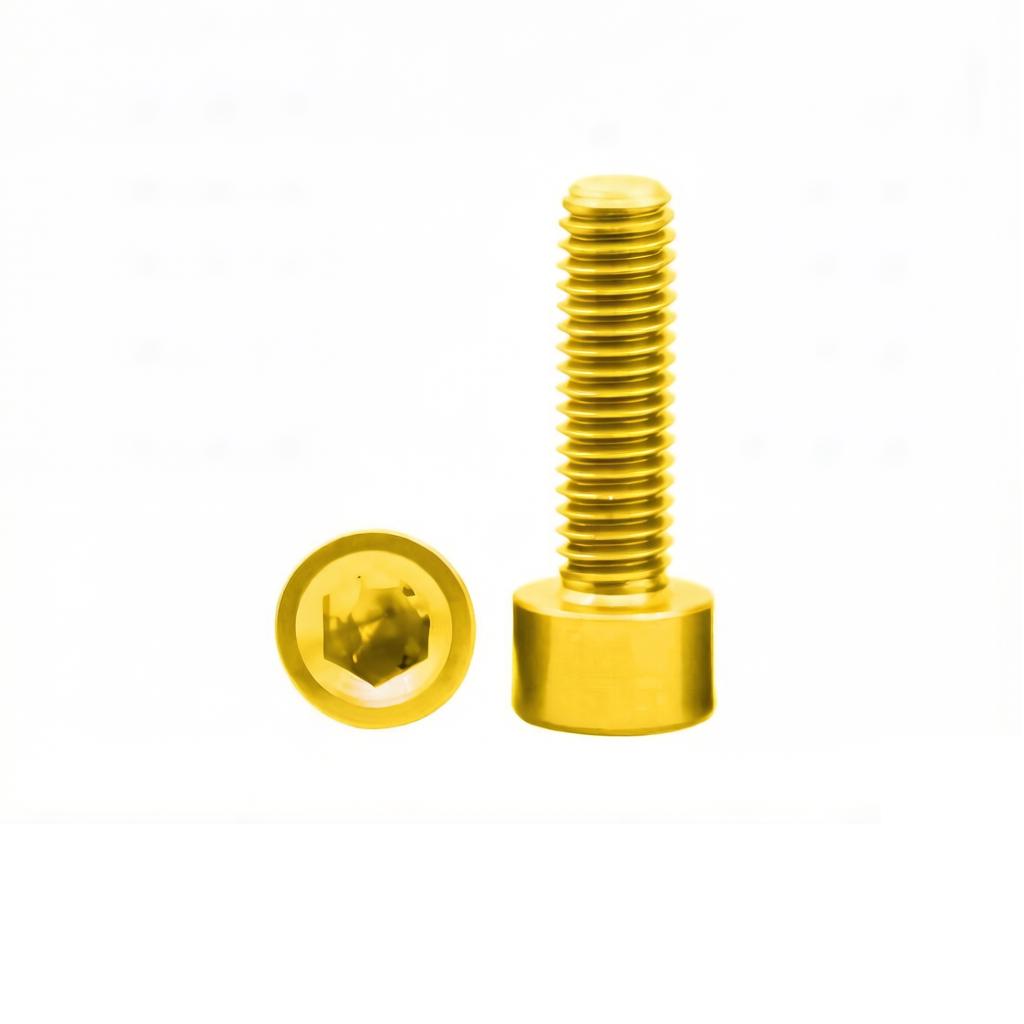 5pcs M3 M4 M5 M6 Colourful Aluminum Hex Socket Cap Head Machine Screw Bolts Aluminum Allen Scerw Length:16/18/20/25/30/40mm